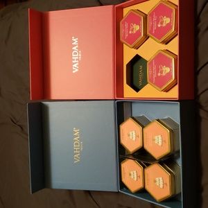 New sealed Vahdam tea birthday and anniversary sets boxs not included